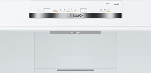 Detalle de Bosch Frigorífico Combi Serie 4 60 cm KGN39VWDC: Total NoFrost, 368 L, blanco