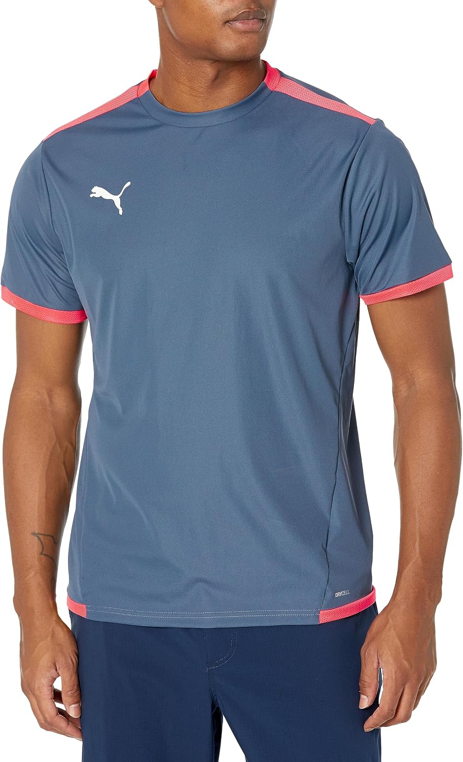 Thumbnail 6 de PUMA Teamliga Camiseta Rayada Electric Blue Lemonade