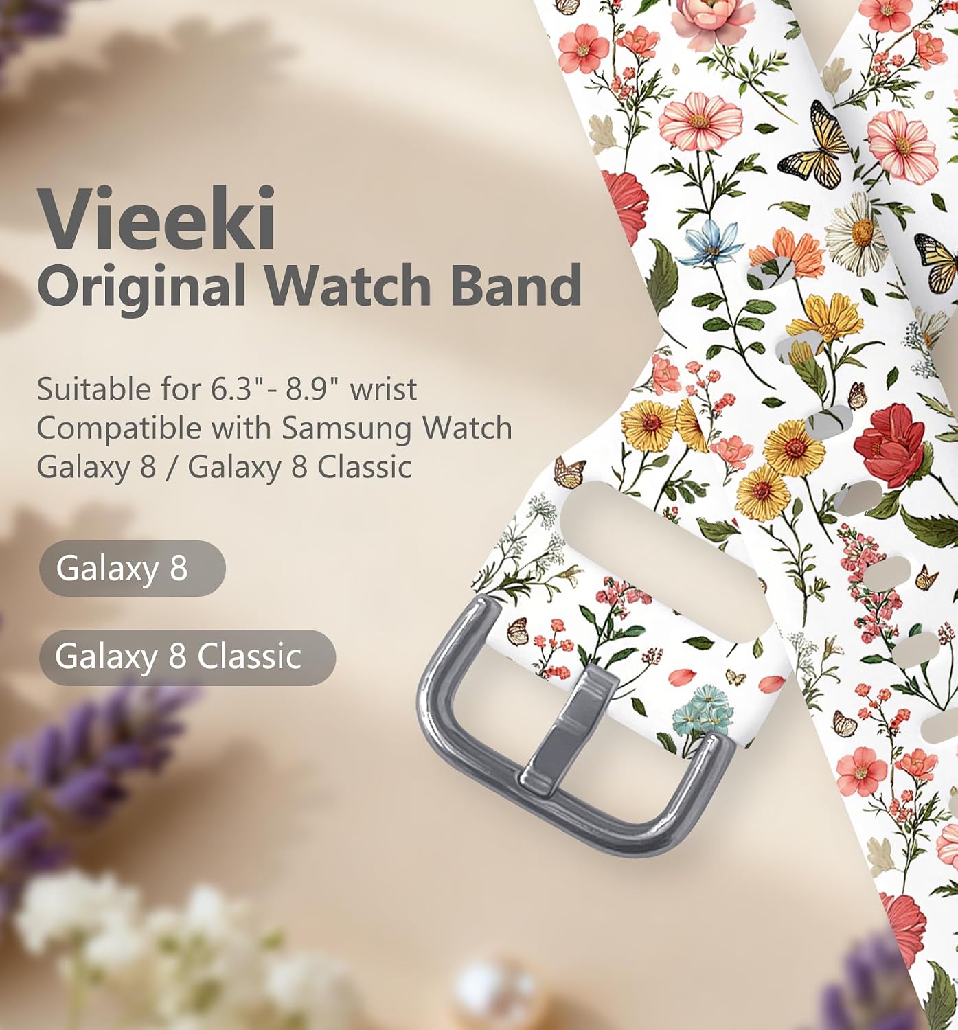 Detalle 2 de Vieeki Silicone Watch Band 22mm