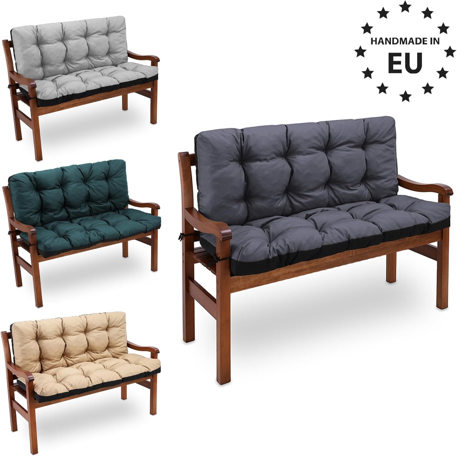 Thumbnail 4 de Amazinggirl Coussin Banquette Jardin 150x100 Graphite