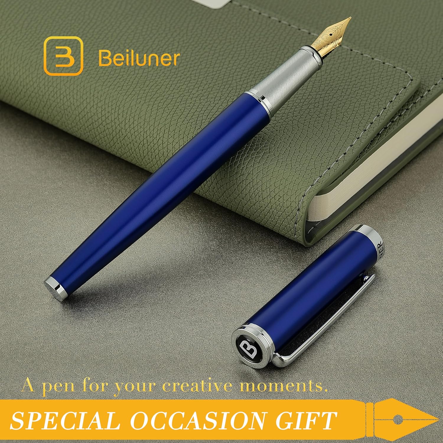 Thumbnail 6 de BEILUNER Fountain Pen Set, Medium Nib