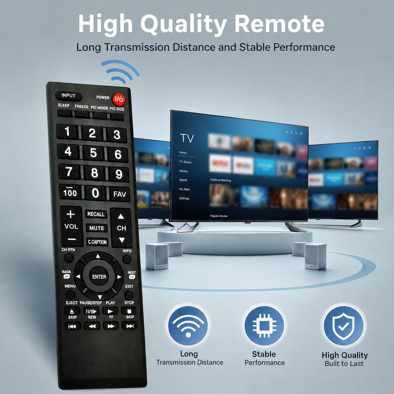 Detalle 2 de Universal Remote Control for Toshiba TV (CT-90325/CT-90326 era) – All-Toshiba LCD/LED HDTVs