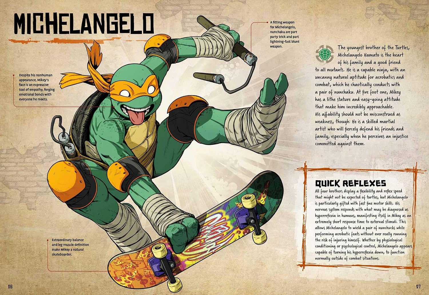 Detalle 2 de Teenage Mutant Ninja Turtles: Anatomy of a Mutant Book