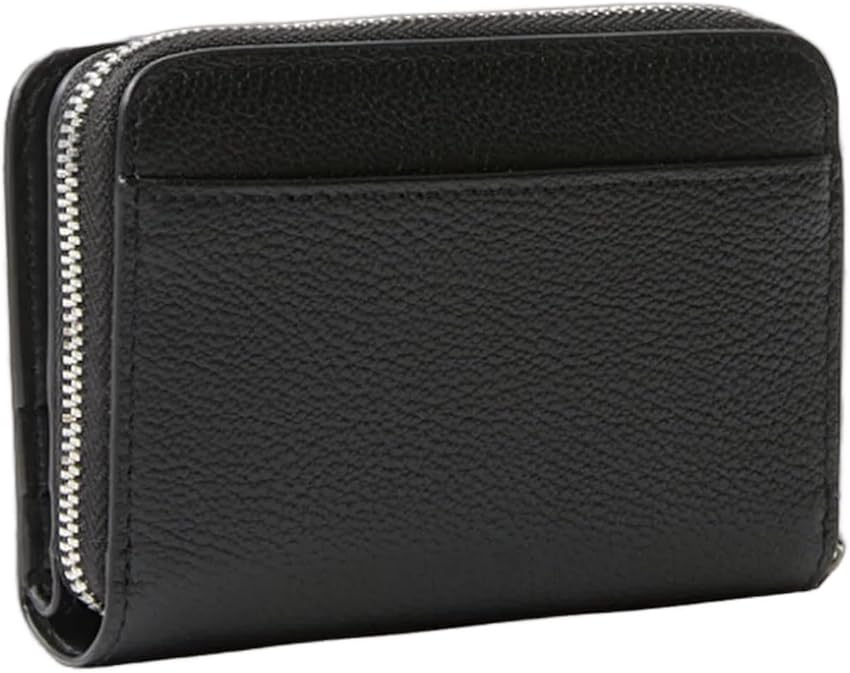 Detalle 2 de Calvin Klein Cartera Minimal Monogram de piel, negro 👛