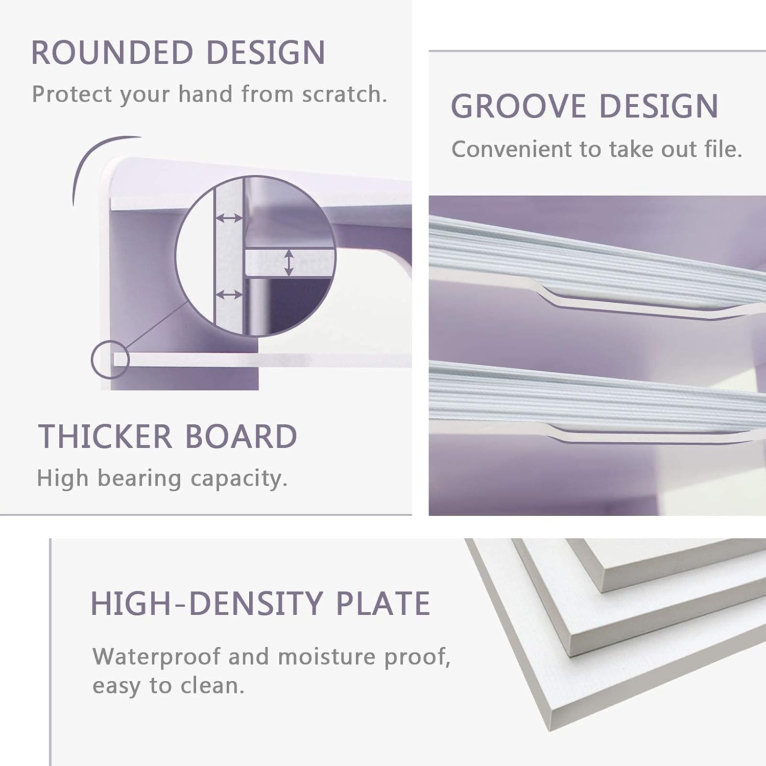 Thumbnail 3 de SONGWAY 7-Tier File Organizer for Desk