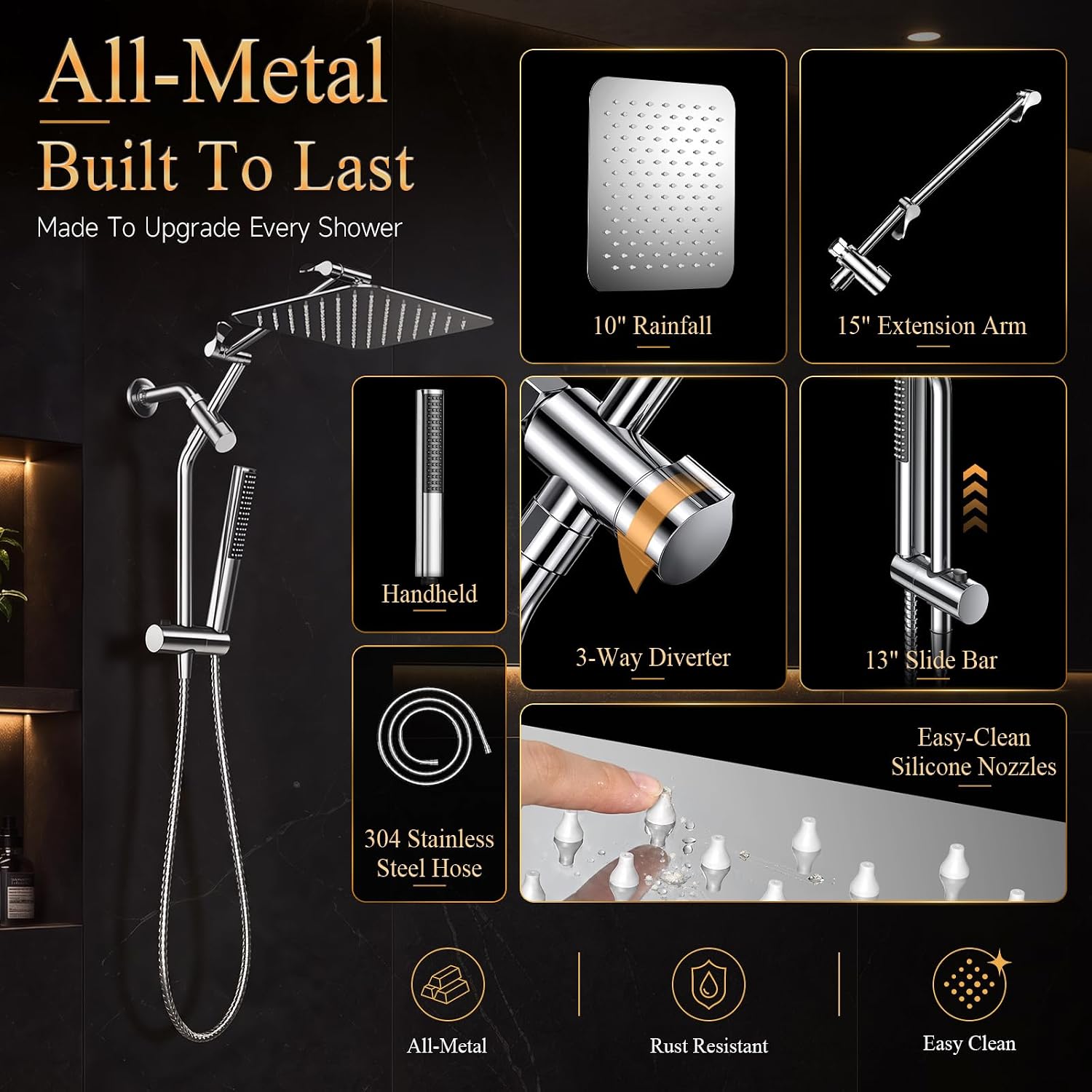 Thumbnail 4 de Veken 10" Shower Head