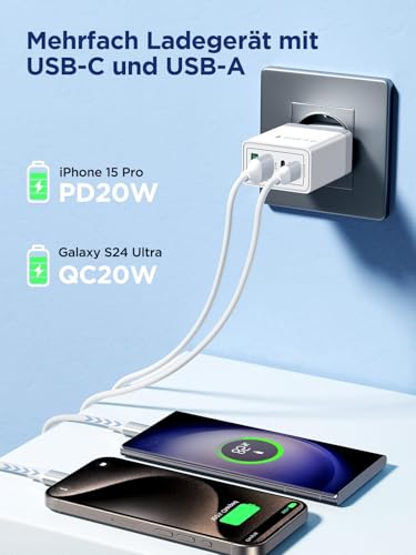 Thumbnail 2 de Aioneus 40W 4-Port USB-C Ladegerät – Kompakt, flexibel und sicher