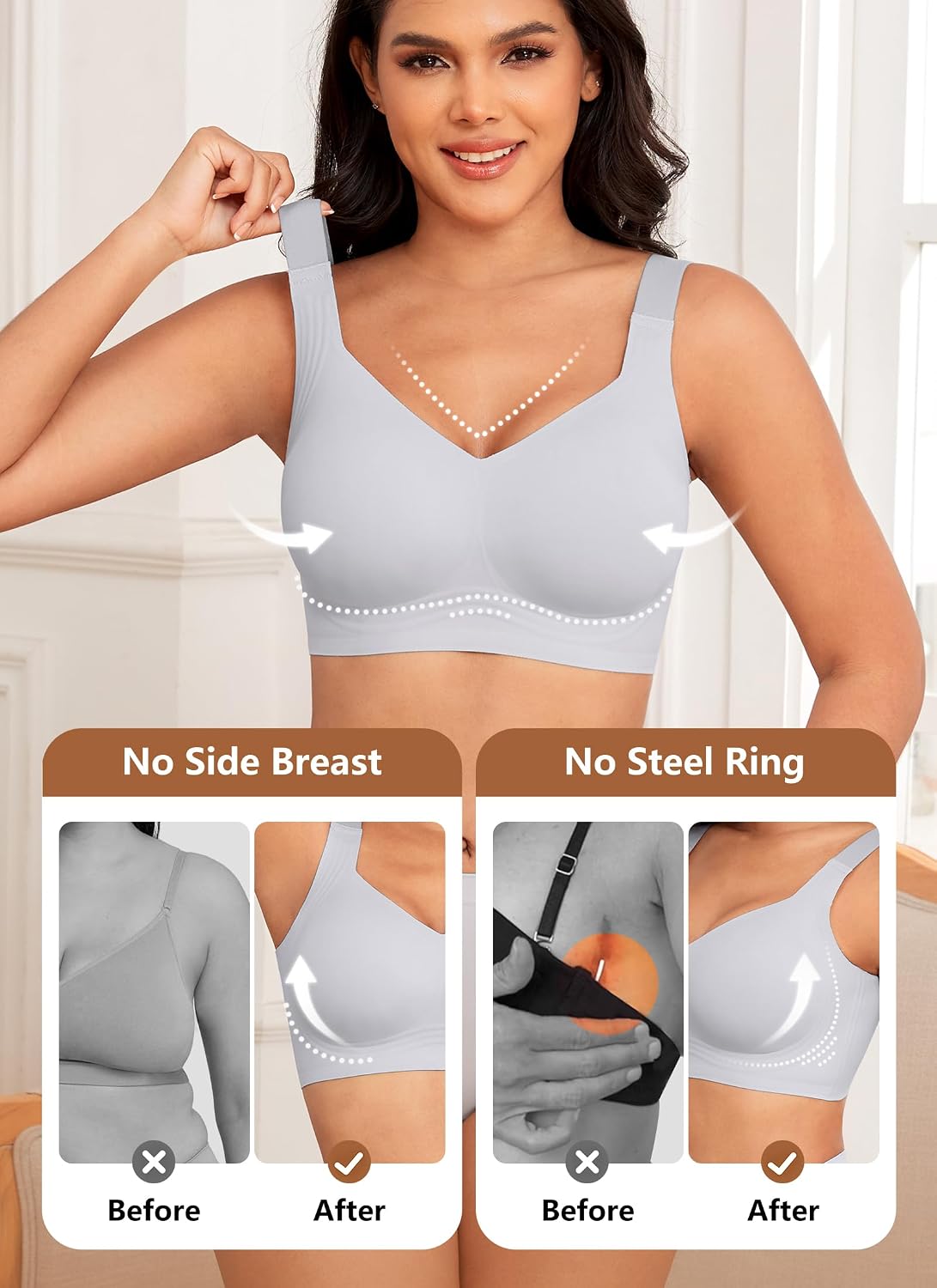 Detalle 2 de Xcutting Wirefree Bras