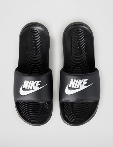 Thumbnail 4 de NIKE Victori One para hombre: chanclas con suela de caucho y diseño plano (Black White Black, 44 EU)