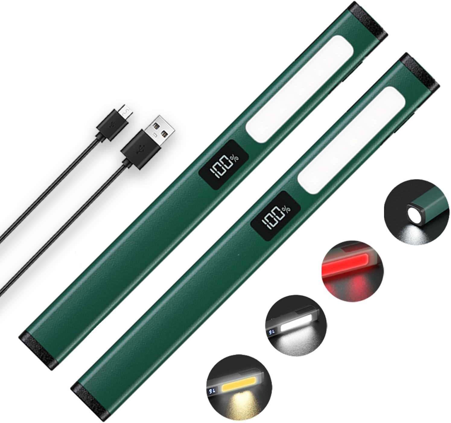 Thumbnail 6 de LED Torch Rechargeable with 6 Modes and LCD Display