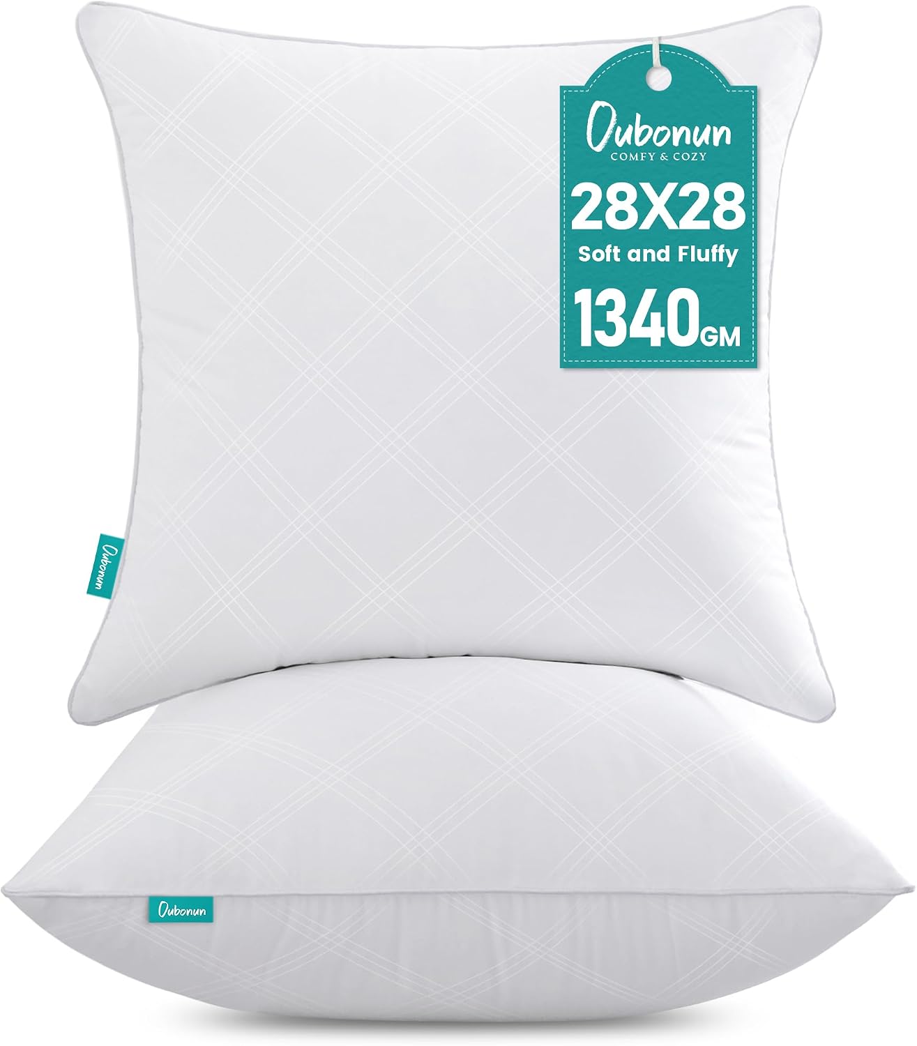 Detalle de Oubonun Euro Pillow Inserts 28x28
