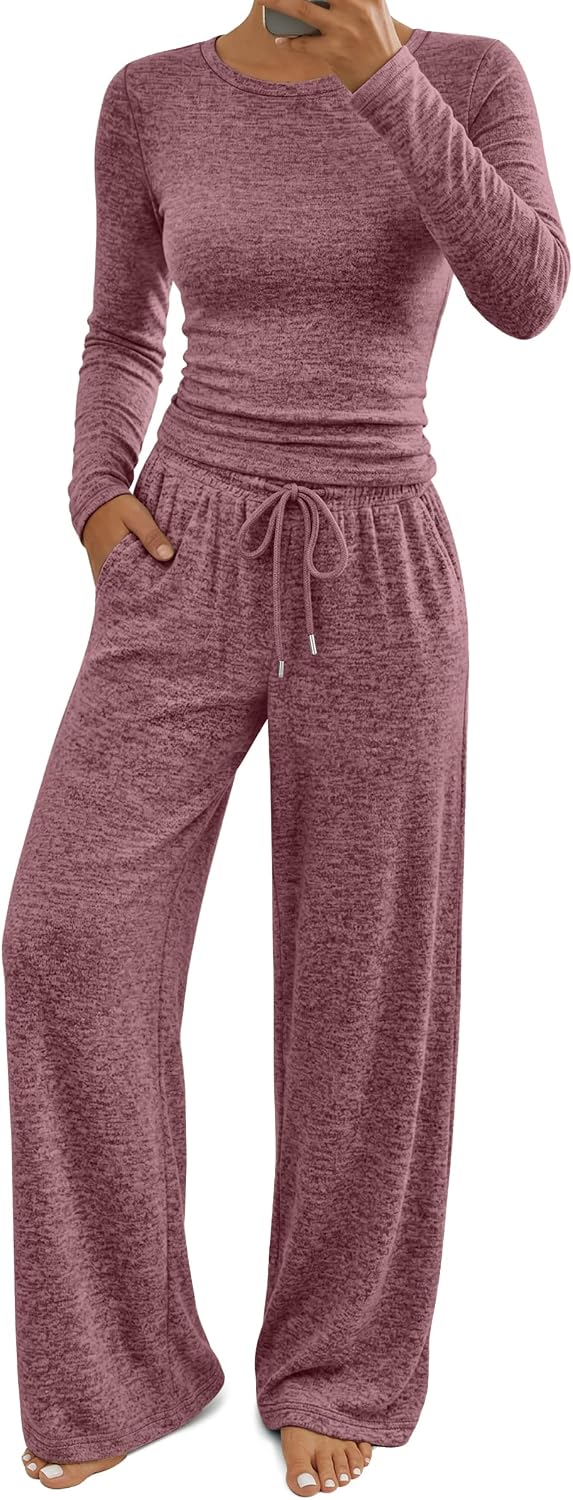 Detalle de LILLUSORY Women's Lounge Set, Rayon Blend
