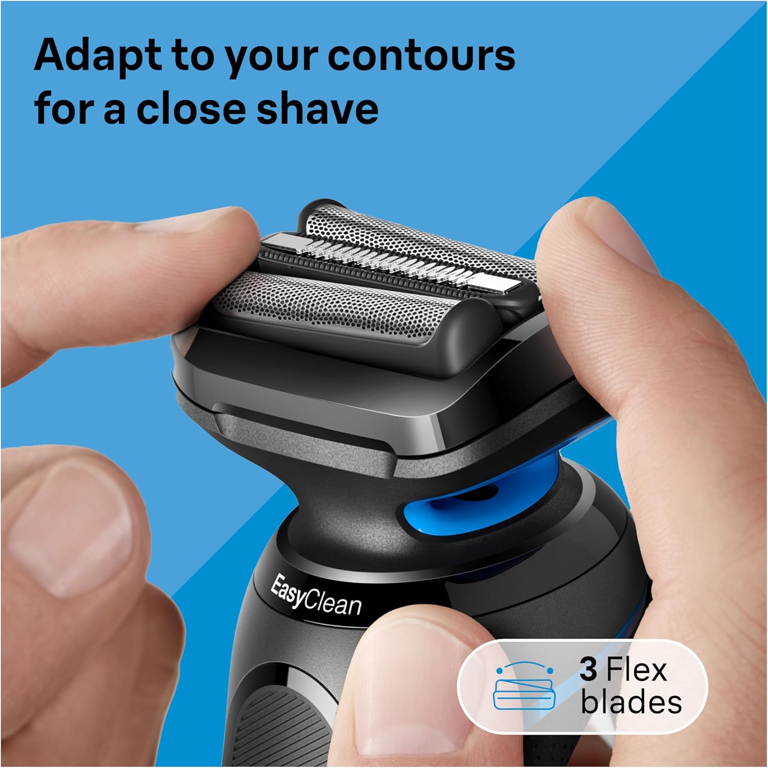Thumbnail 4 de Braun Series 5 5150cs Electric Shaver for Men: Wet & Dry Foil Shaver with Turbo Mode, Beard Trimmer, Body Groomer & Charging Stand