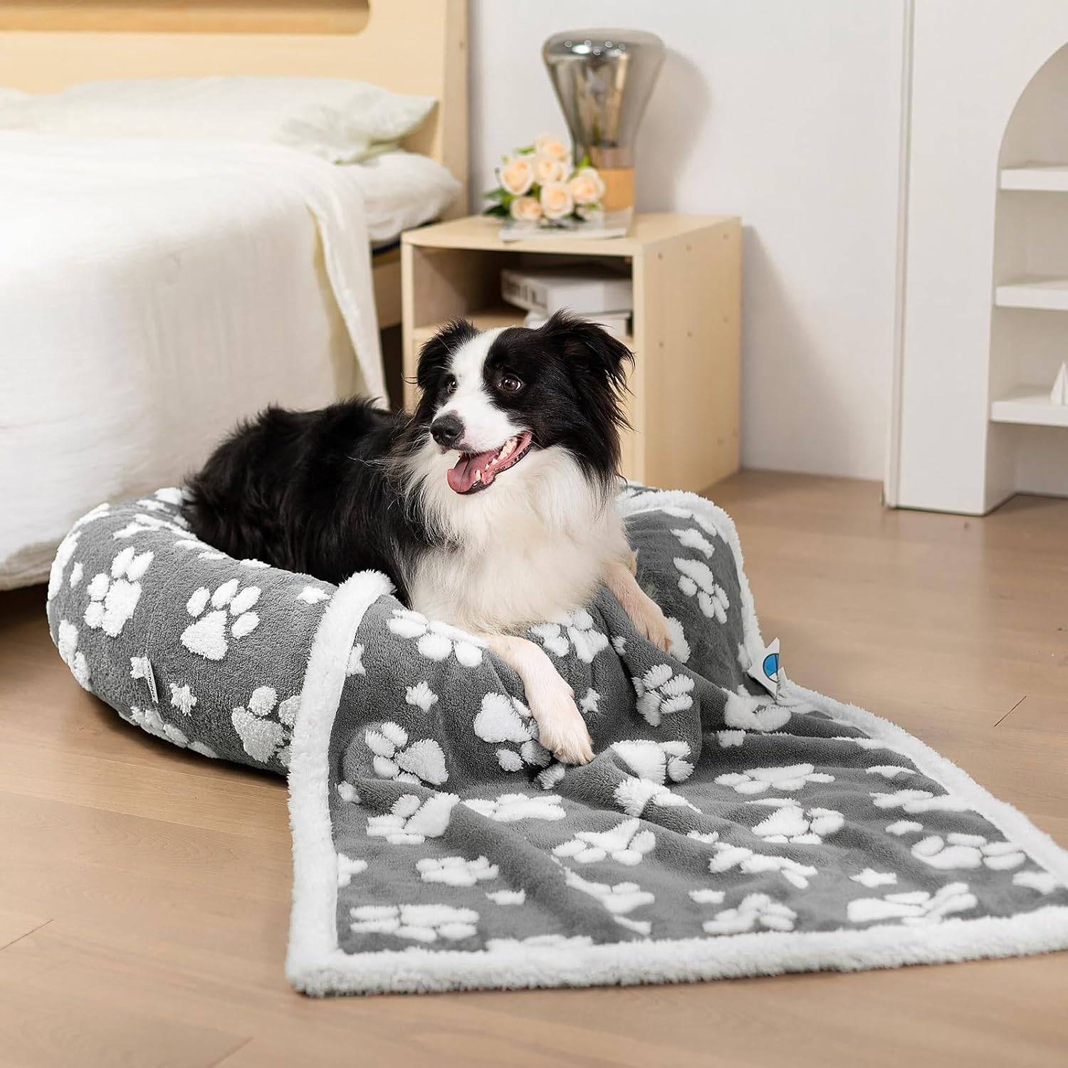 Thumbnail 6 de Yaning 58cm donut dog bed for small dogs