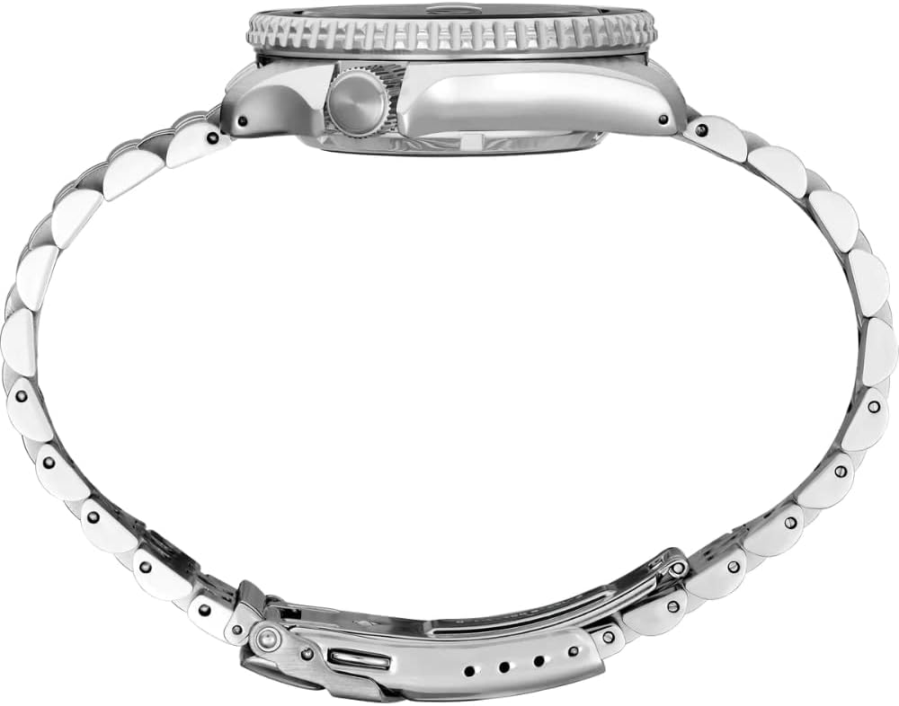 Detalle 2 de SEIKO SSK001 Automatic Watch for Men – 5 Sports with Black Dial, GMT Bezel and 100m Water Resistance