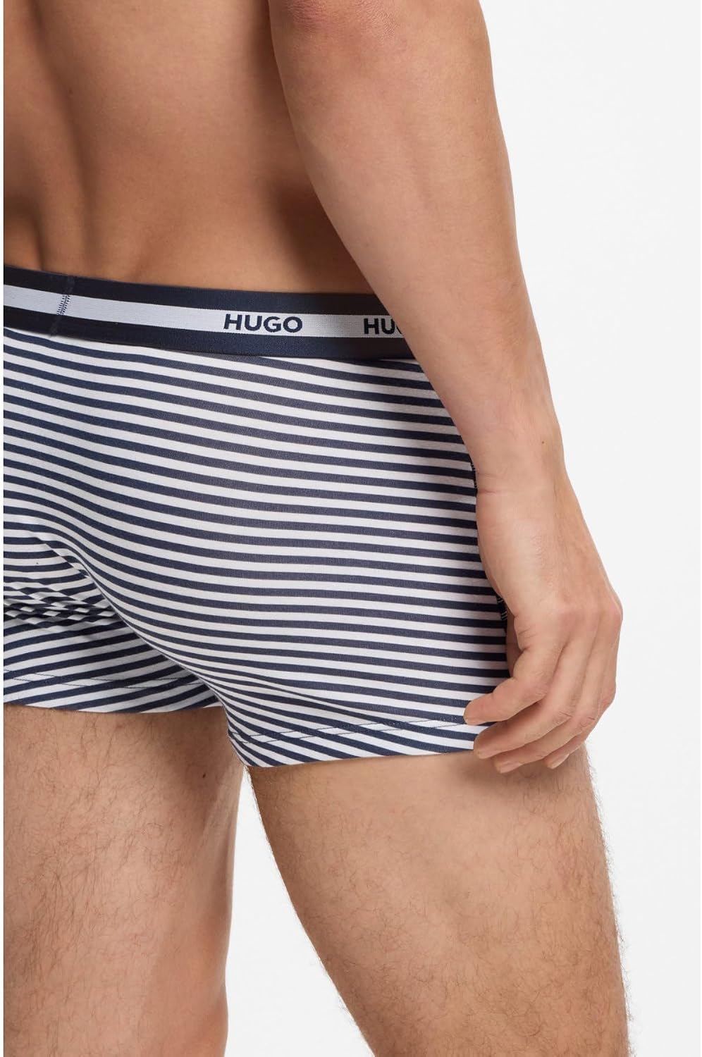 Detalle de HUGO Hommes Trunk TR Planet – Lot de 3 Boxers Courts en Coton Stretch