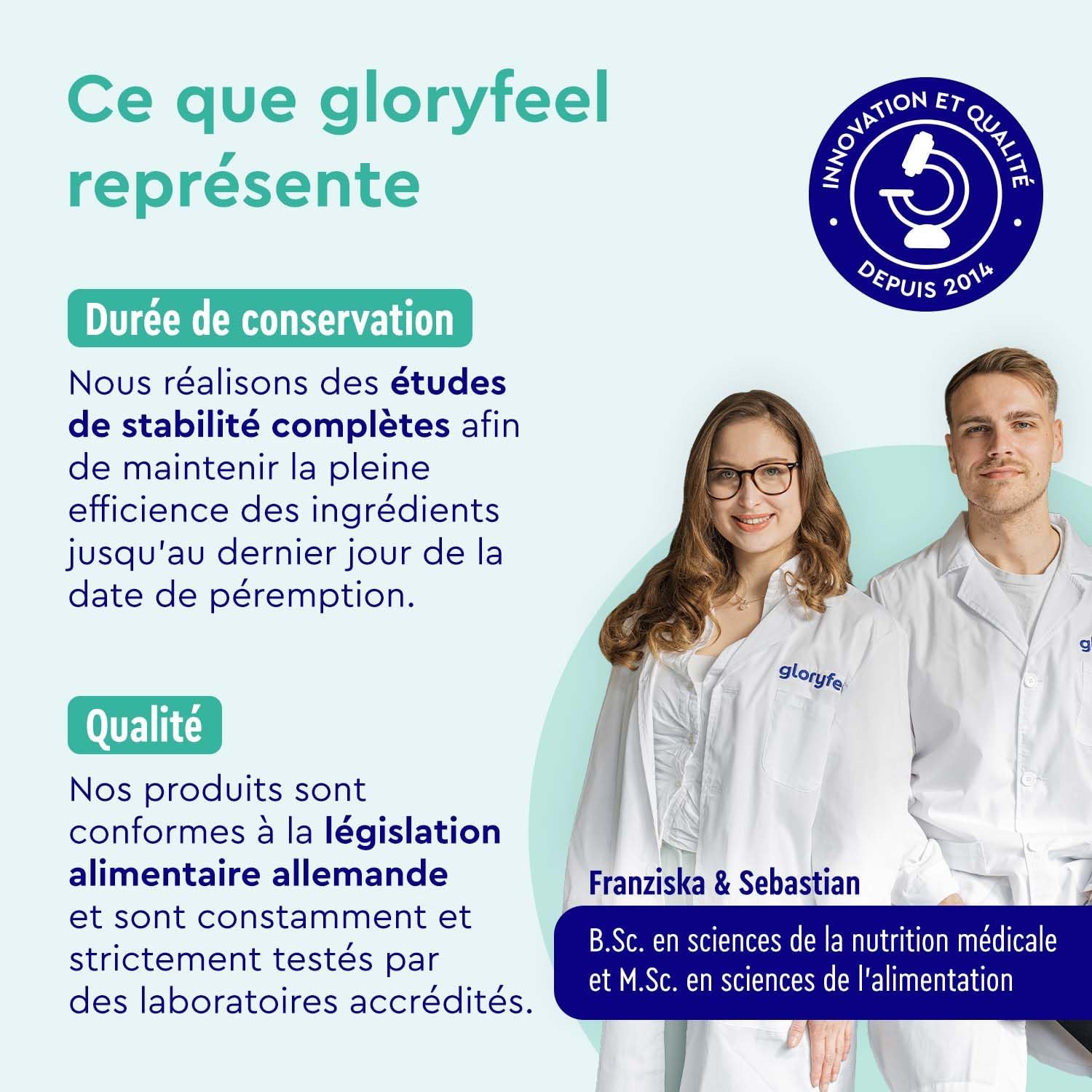 Detalle 2 de Acide folique 400 µg (vitamine B9) – supplément vegan pour grossesse, 1 comprimé/jour – pour 3 mois