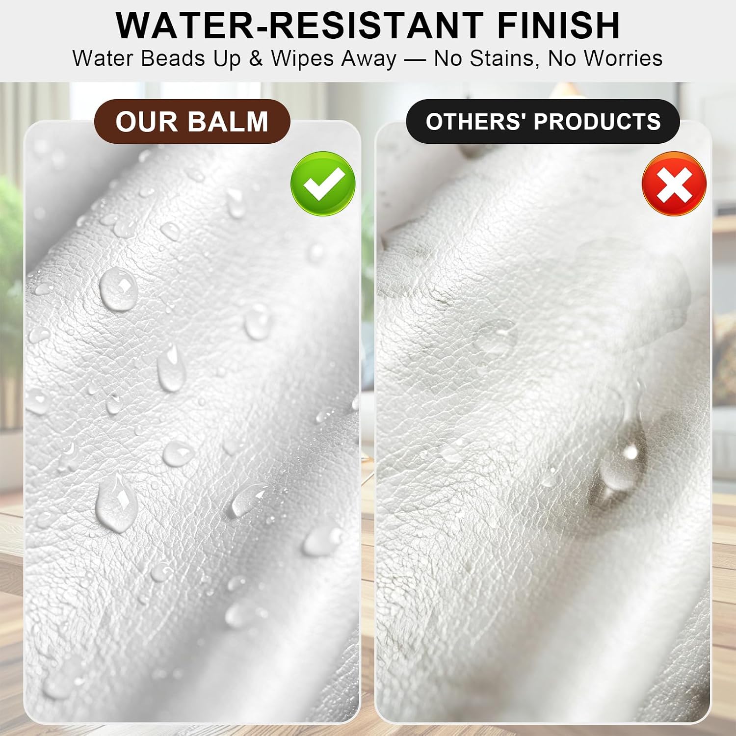 Thumbnail 6 de STARTSO WORLD Leather Recoloring Balm Repair Kit for White Leather Furniture & Car Seats