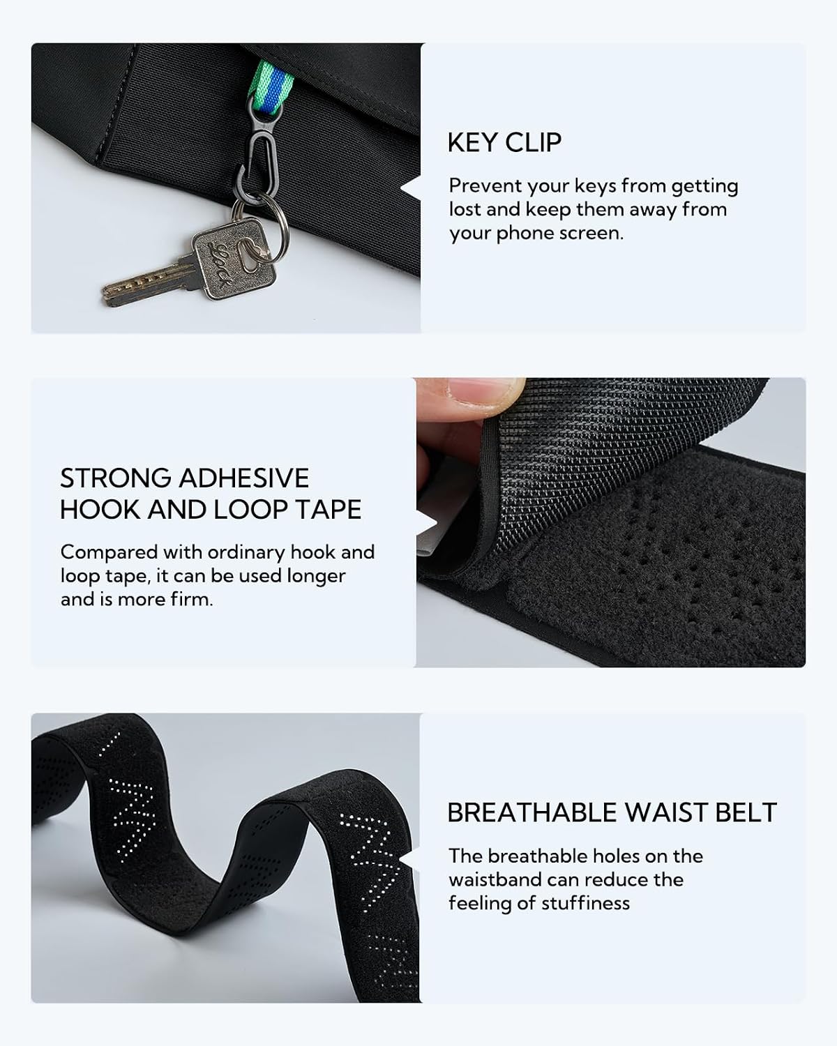 Detalle de Waterfly Running Belt Waist Pack 3-pocket