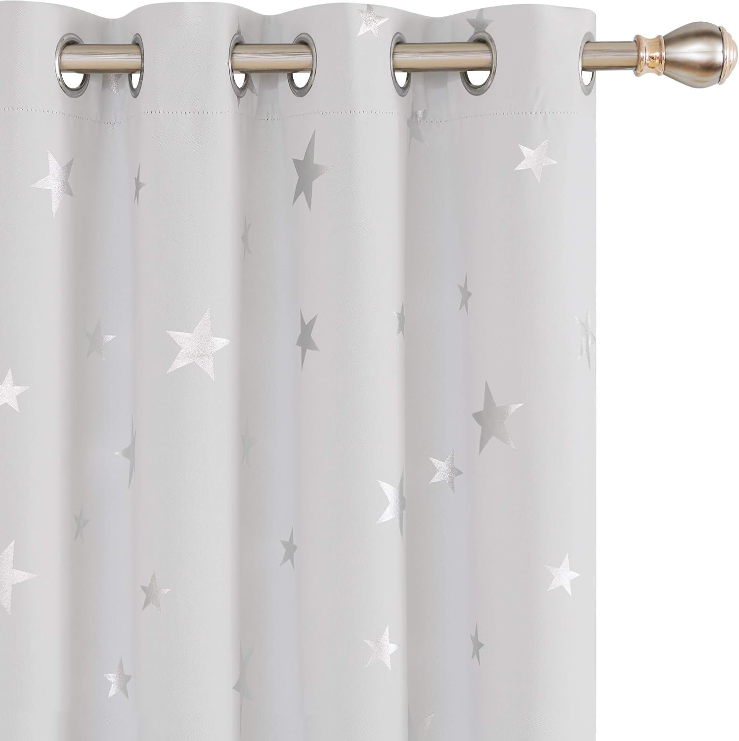 Detalle de Deconovo blackout curtains, 52 x 84 inches