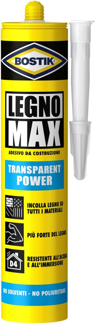 Thumbnail 6 de Bostik Legno Max Transparent: adesivo per legno, extra forte e impermeabile, 85 g