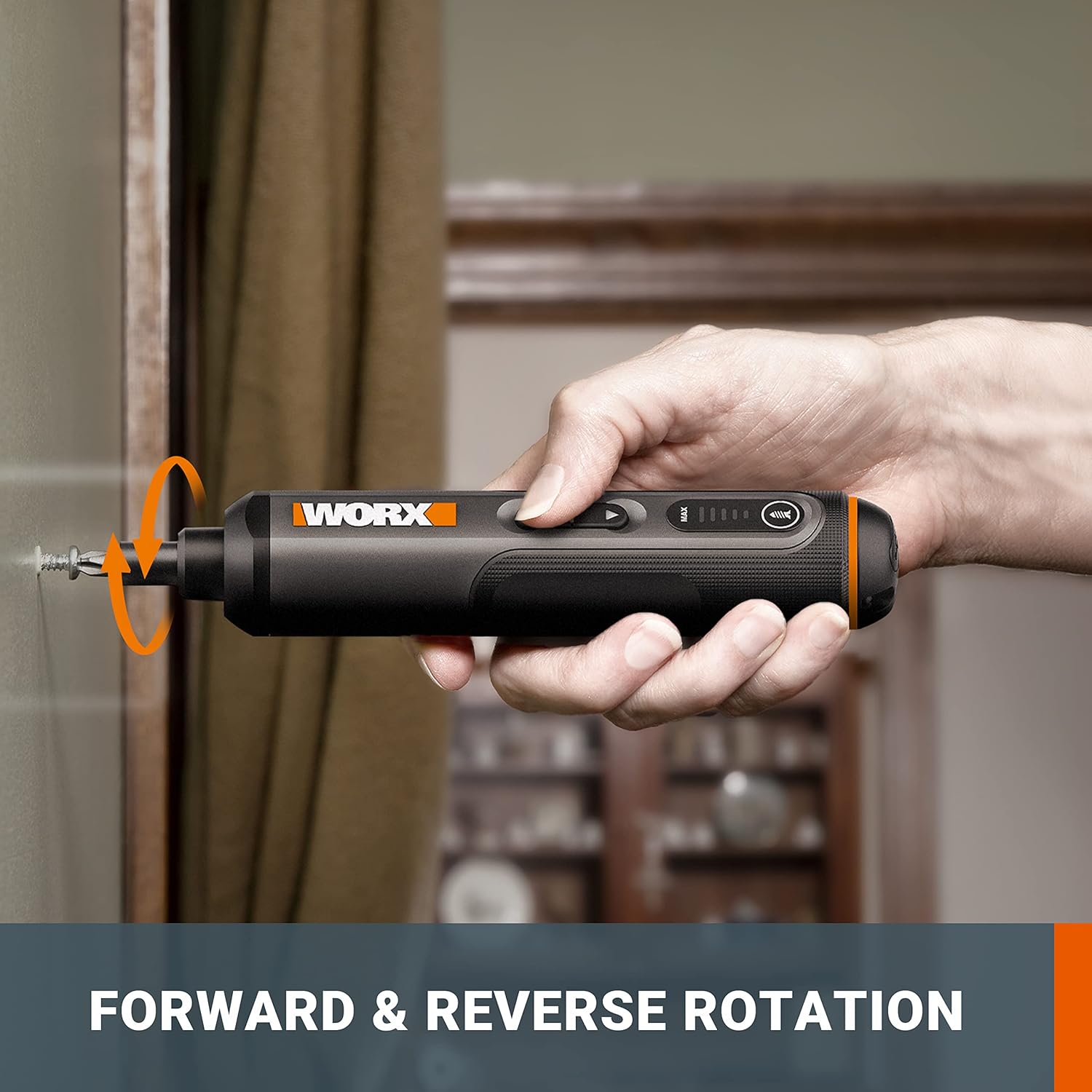 Thumbnail 4 de WORX WX240 3.6V (4V Max) Mini Electric Screwdriver – 3 Gear Torque, 5Nm, 24 Bits, USB-C Charging