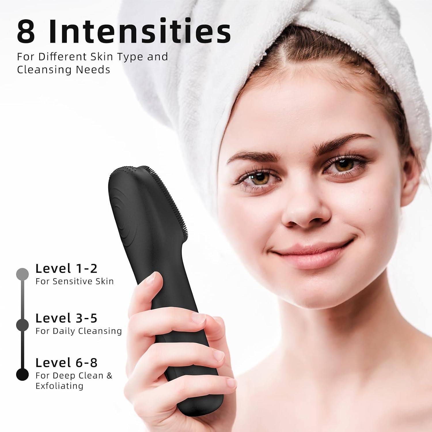 Thumbnail 4 de Facial Cleansing Brush soft exfoliating face wash brush