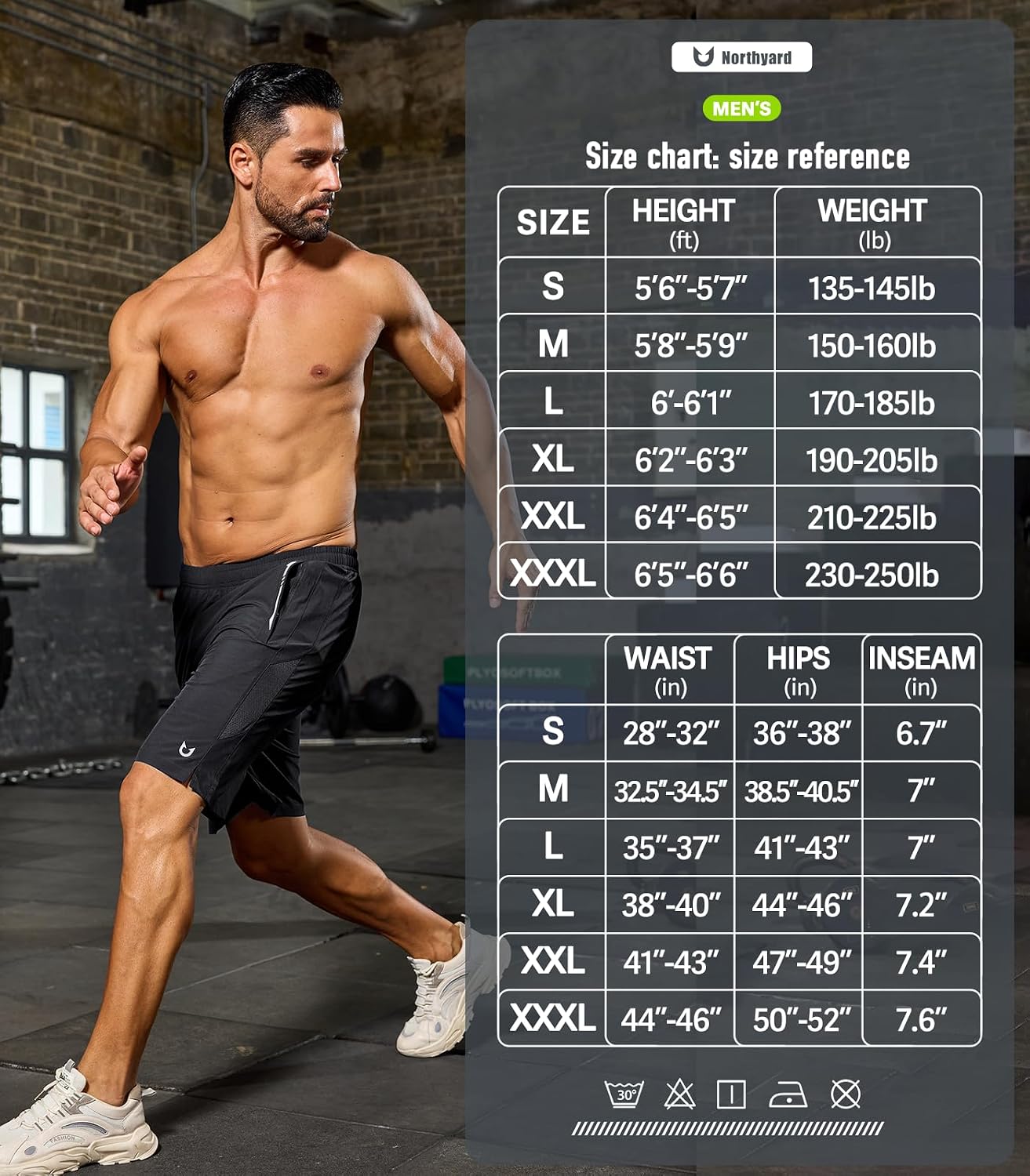Thumbnail 6 de NORTHYARD Running Shorts 9in