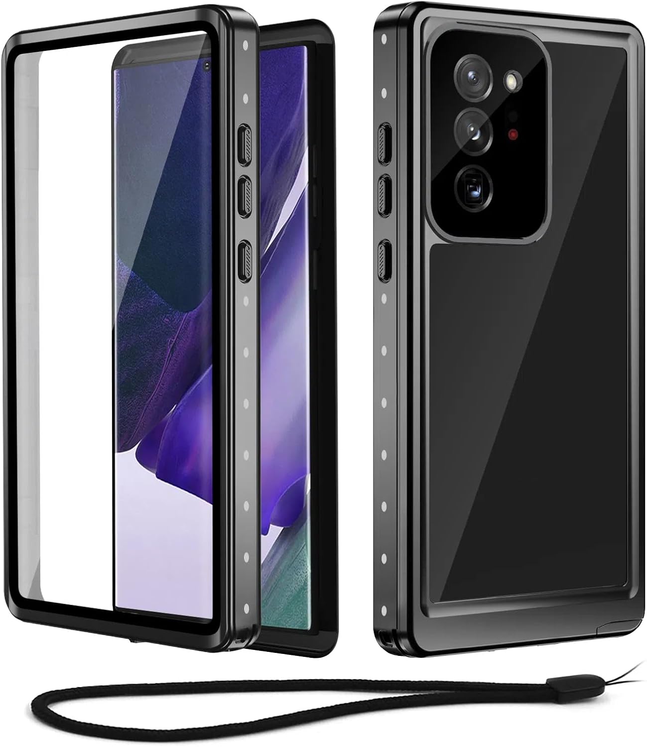 Detalle de Beeasy Galaxy S20+ waterproof case with built-in screen protector (IP68)