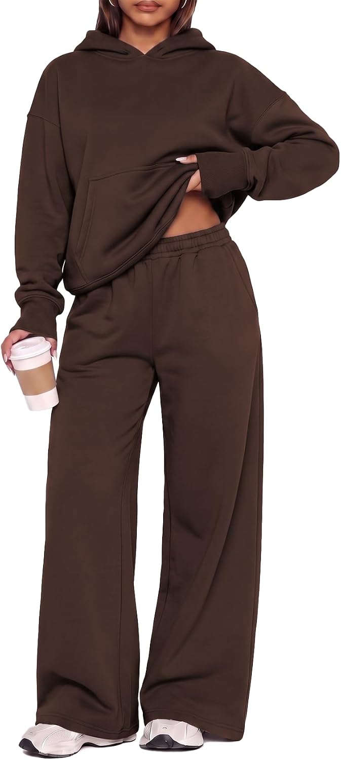 Detalle de Women's 2-Piece Lounge Set in Cotton-Polyester Fleece