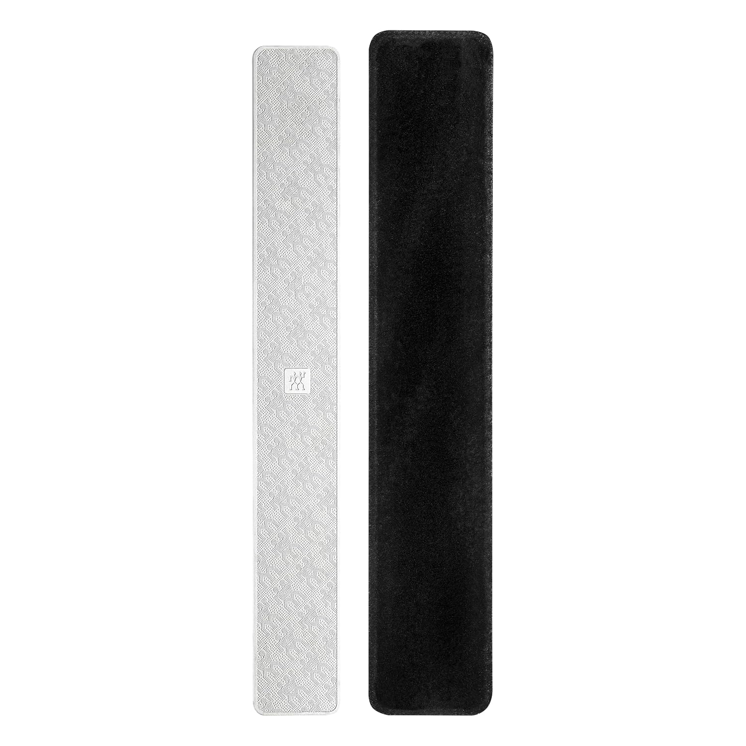 Detalle de ZWILLING Edelstahl Nagelfeile – Exklusives Design, grob- und fein körnige Feilenflächen, 140 mm, Silber