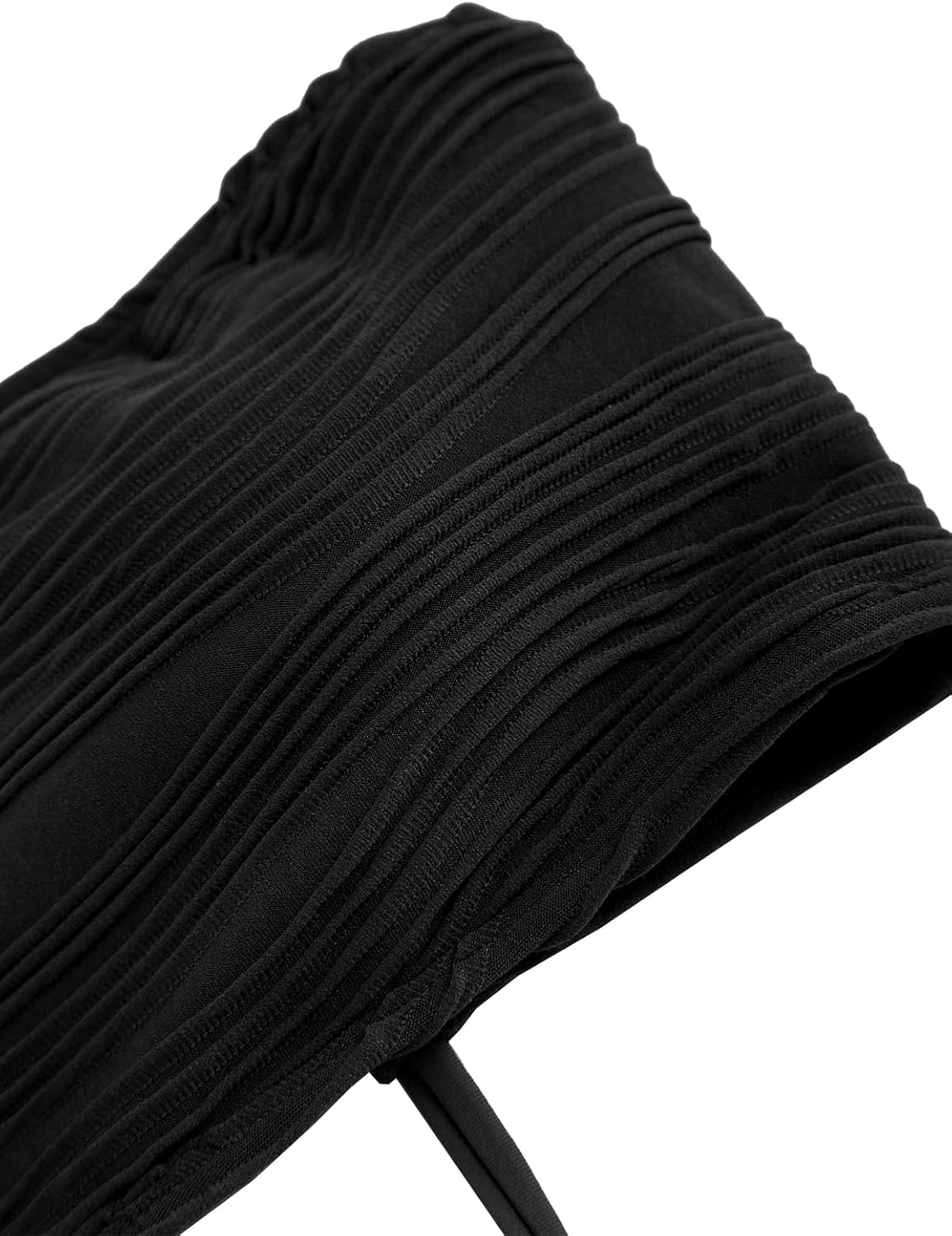 Detalle de ZAFUL Women Strapless Textured Bandeau Bikini 2-Piece Swimwear