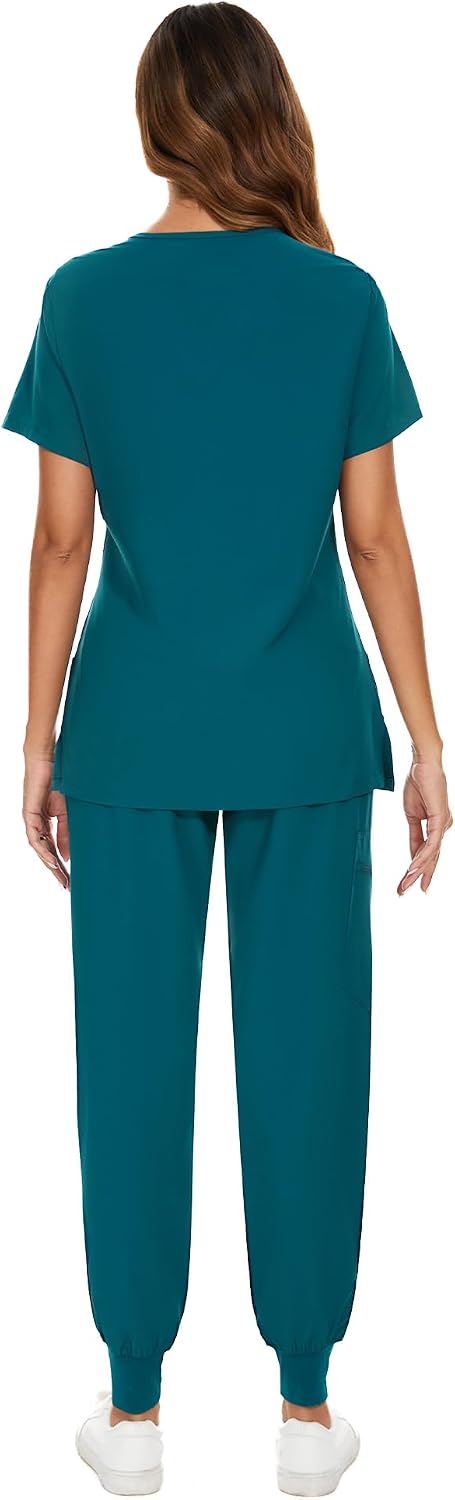 Detalle 2 de COZYFIT Women's Scrub Set, V-Neck
