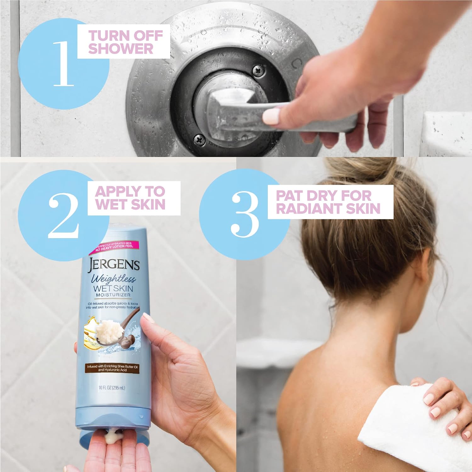 Thumbnail 6 de Jergens Wet Skin Body Moisturizer with Shea Butter Oil (In-Shower Lotion), 10 Oz
