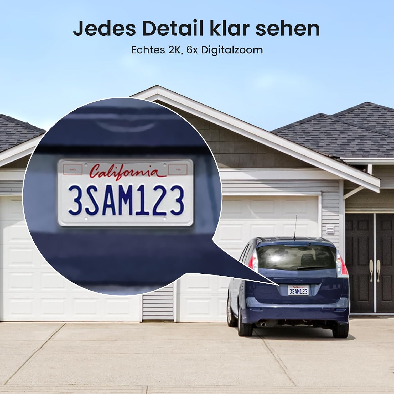 Thumbnail 6 de aosu 2K Überwachungskamera 4er Kit mit aosuBase und Solar-Akku – Lokale Speicherung, PIR-Erkennung, 166° Weitwinkel