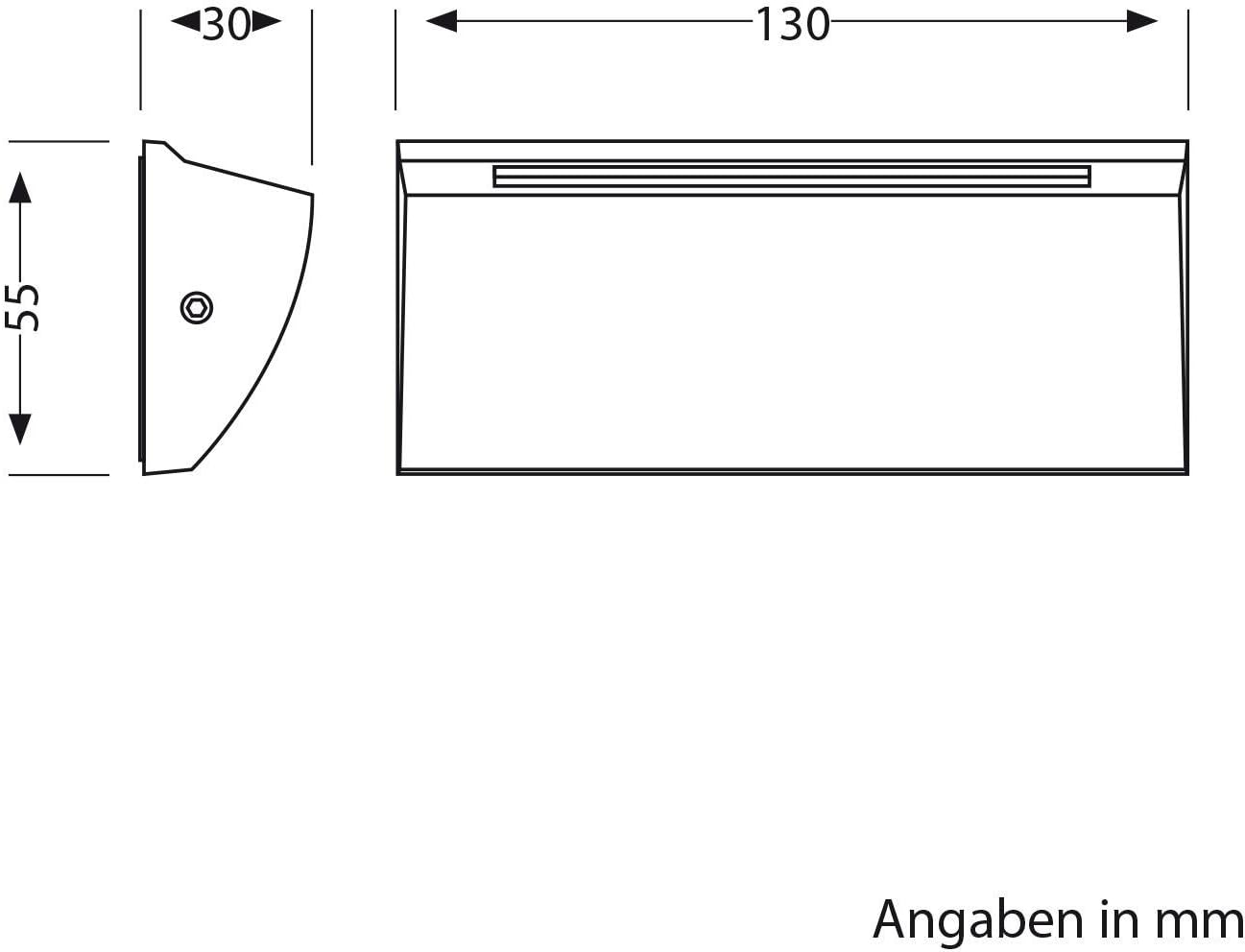 Thumbnail 4 de ledscom.de SEGIN: applique/luce scala esterni a 4 LED, IP54, Ø 130 x 55 x 30 mm, 3,6 W, 278 lm, nero opaco
