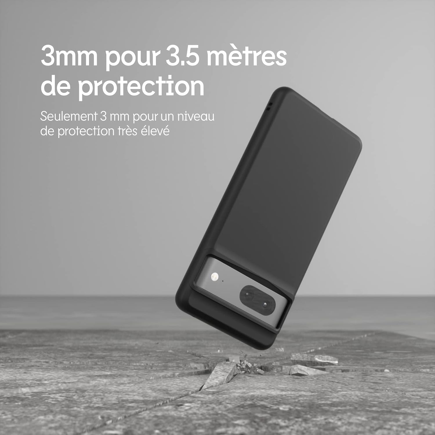 Thumbnail 1 de RhinoShield Coque SolidSuit pour Pixel 7a – protection antichoc légère et finition matte