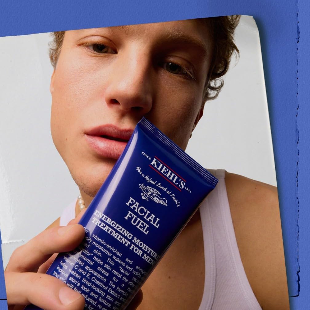 Detalle de Kiehl's Facial Fuel Moisturiser for Men – Energising Daily Care