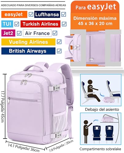 Thumbnail 1 de KLOSTAIN Mochila de Cabina 45x36x20 cm (30 L) para EasyJet: práctica, cómoda y versátil