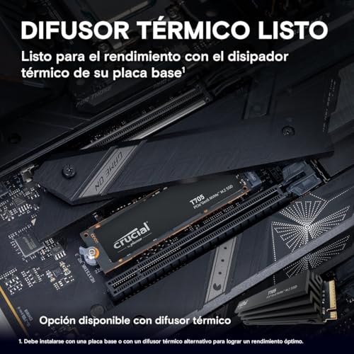 Thumbnail 3 de Crucial T705 SSD 2TB M.2 Interno Gaming - 14.500MB/s 🚀