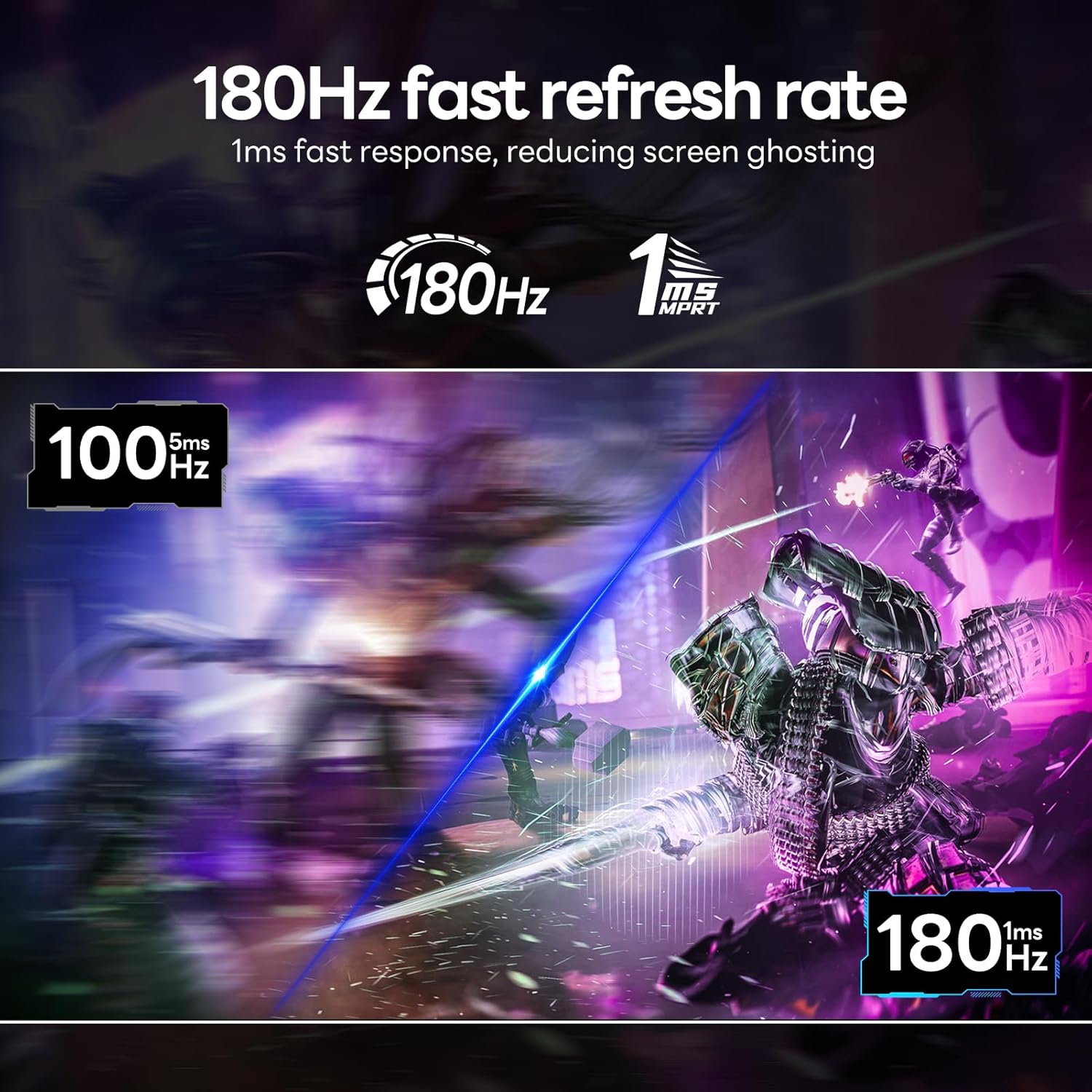 Thumbnail 1 de KOORUI 34E6UC 34-inch curved ultrawide gaming monitor (WQHD, 180Hz, HDR400, 1000R)