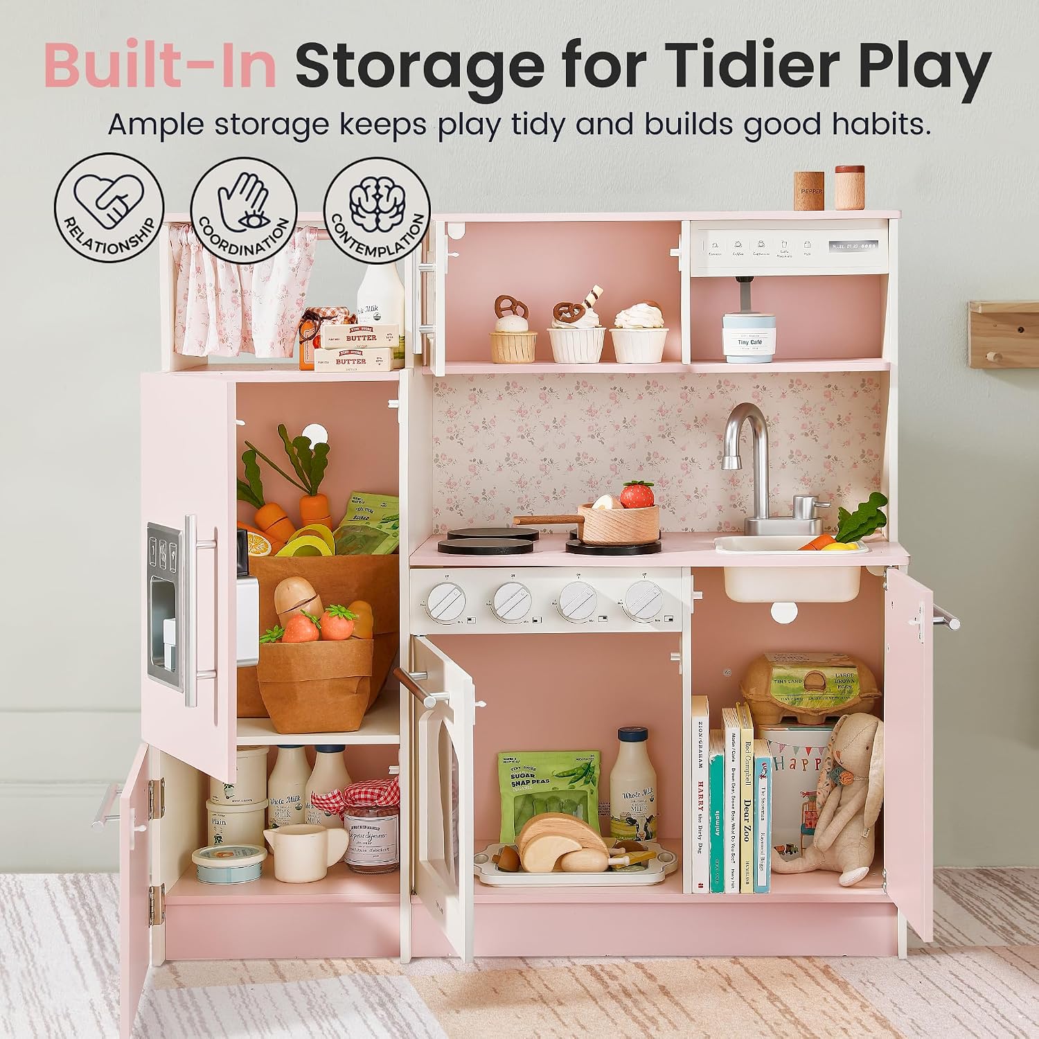 Thumbnail 4 de Tiny Land Play Kitchen for Kids 3+
