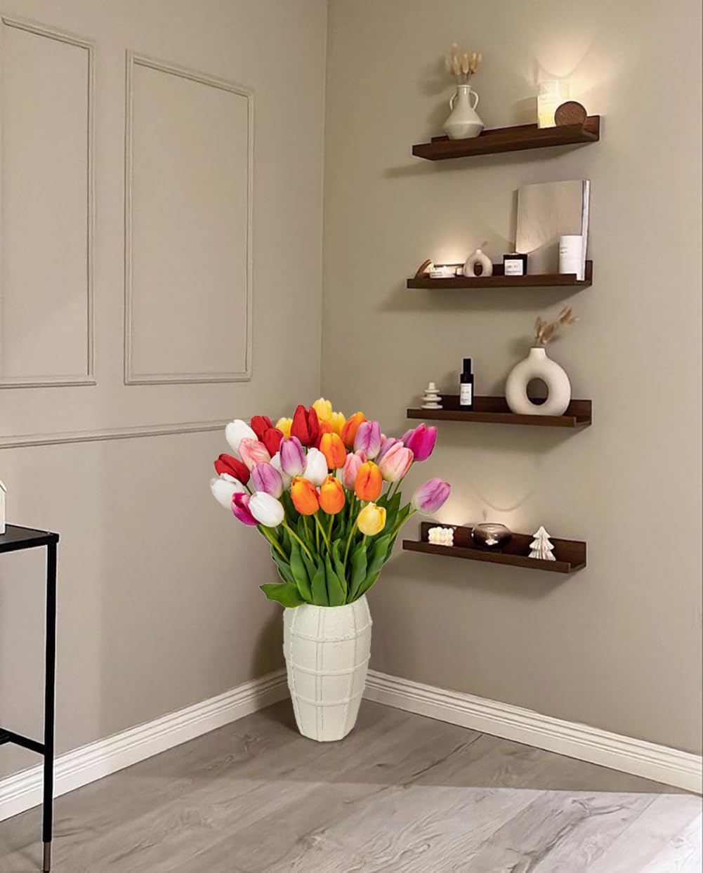 Detalle 1 de Briful 60 cm Tulpen Kunstblumen Set
