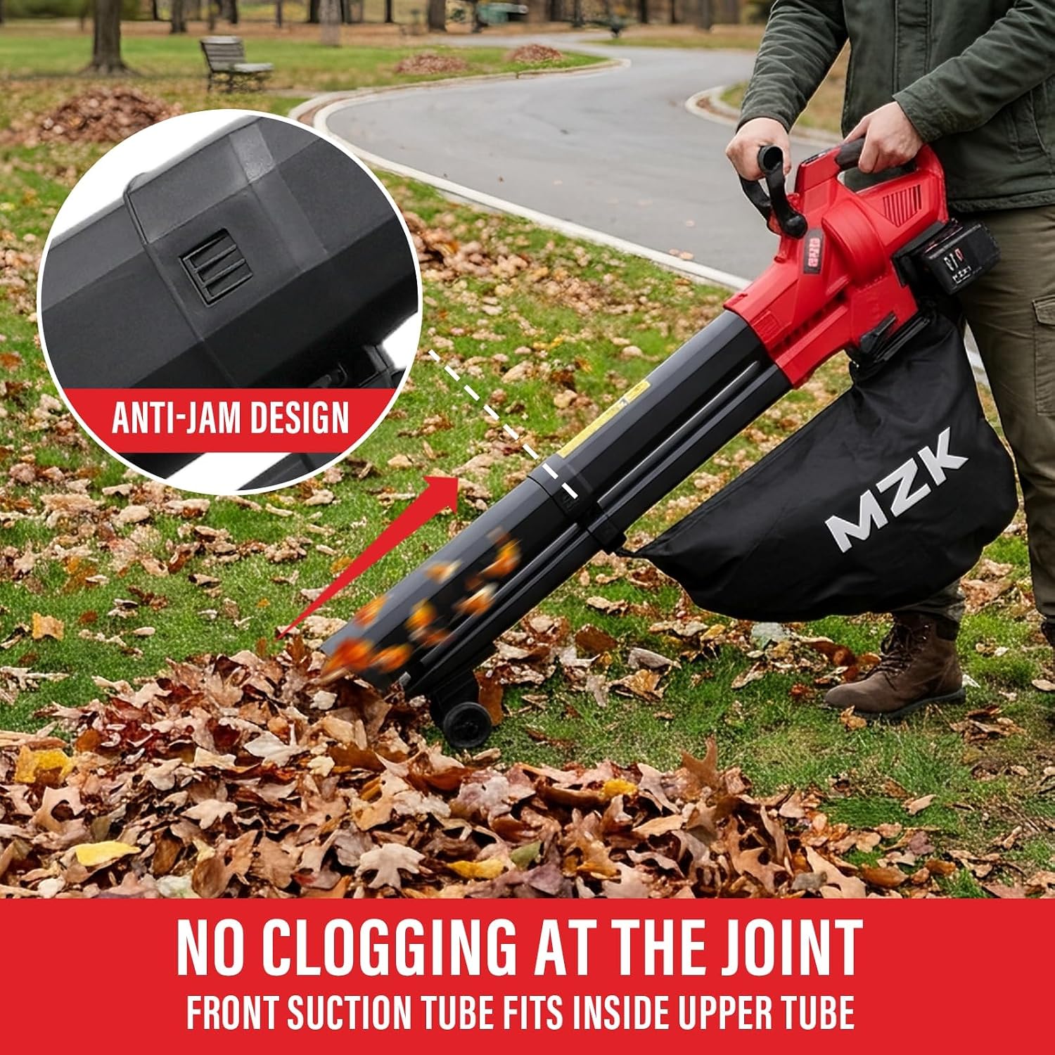 Thumbnail 6 de MZK H6618 40V Leaf Vacuum Mulcher, 700 CFM Cordless 3-in-1 Blower