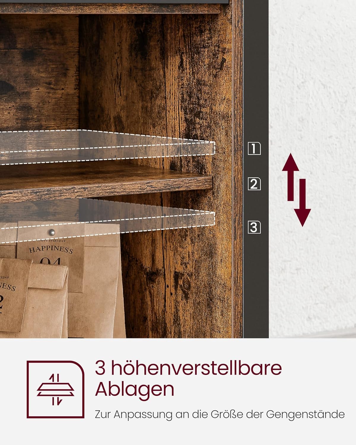 Thumbnail 6 de VASAGLE Sideboard 33×100×80 cm