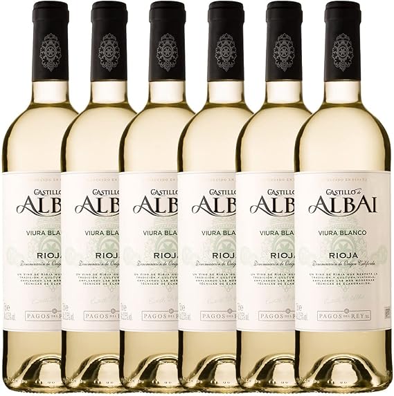 Detalle de Castillo De Albai Blanco - 6 Botellas de Sabor Fresco 🍷