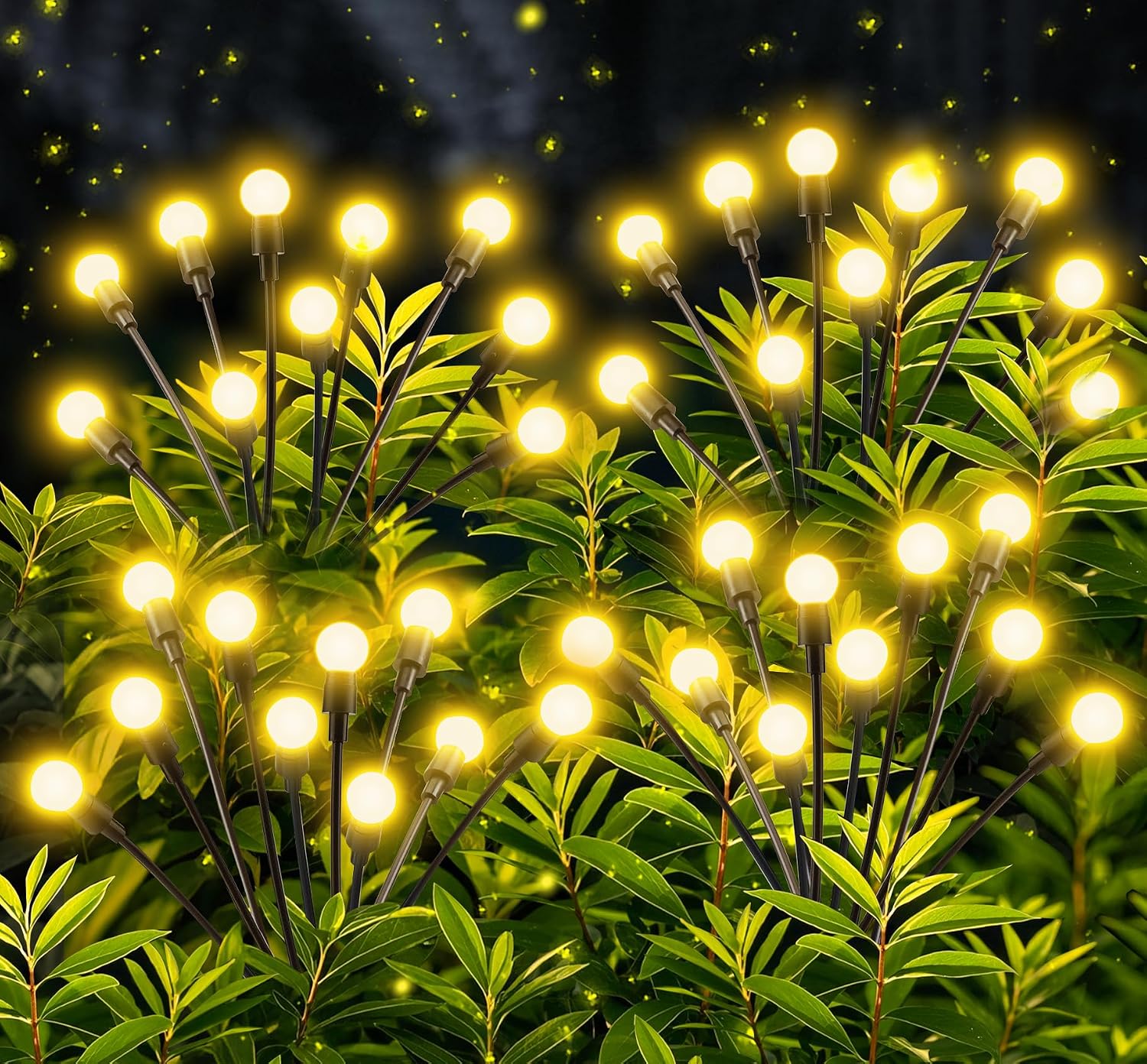 Detalle de FIFlying Solarlampen Garten 4er Set 10 LED