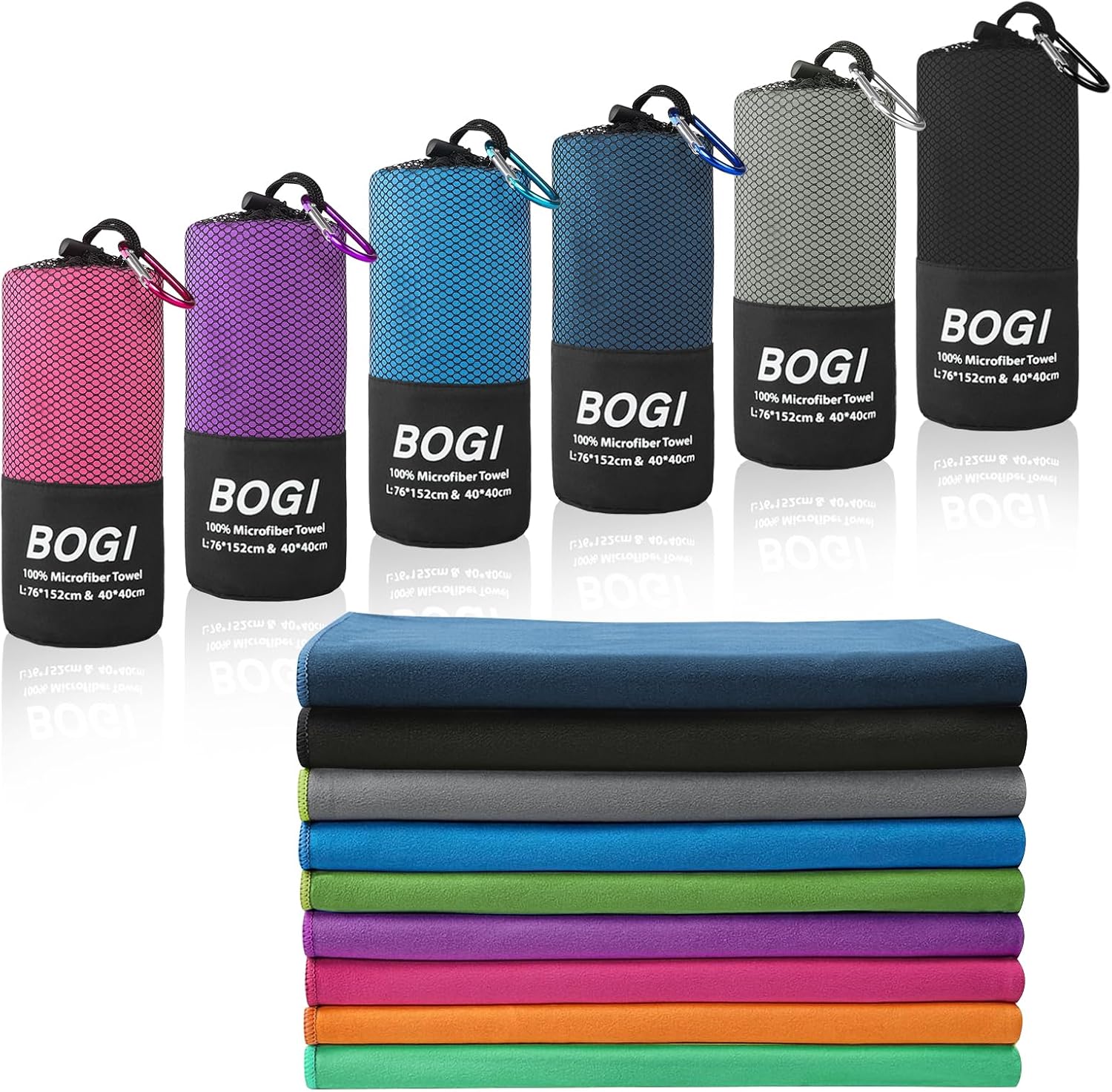 Detalle de BOGI Microfibre Travel Quick Dry Towel 🏖