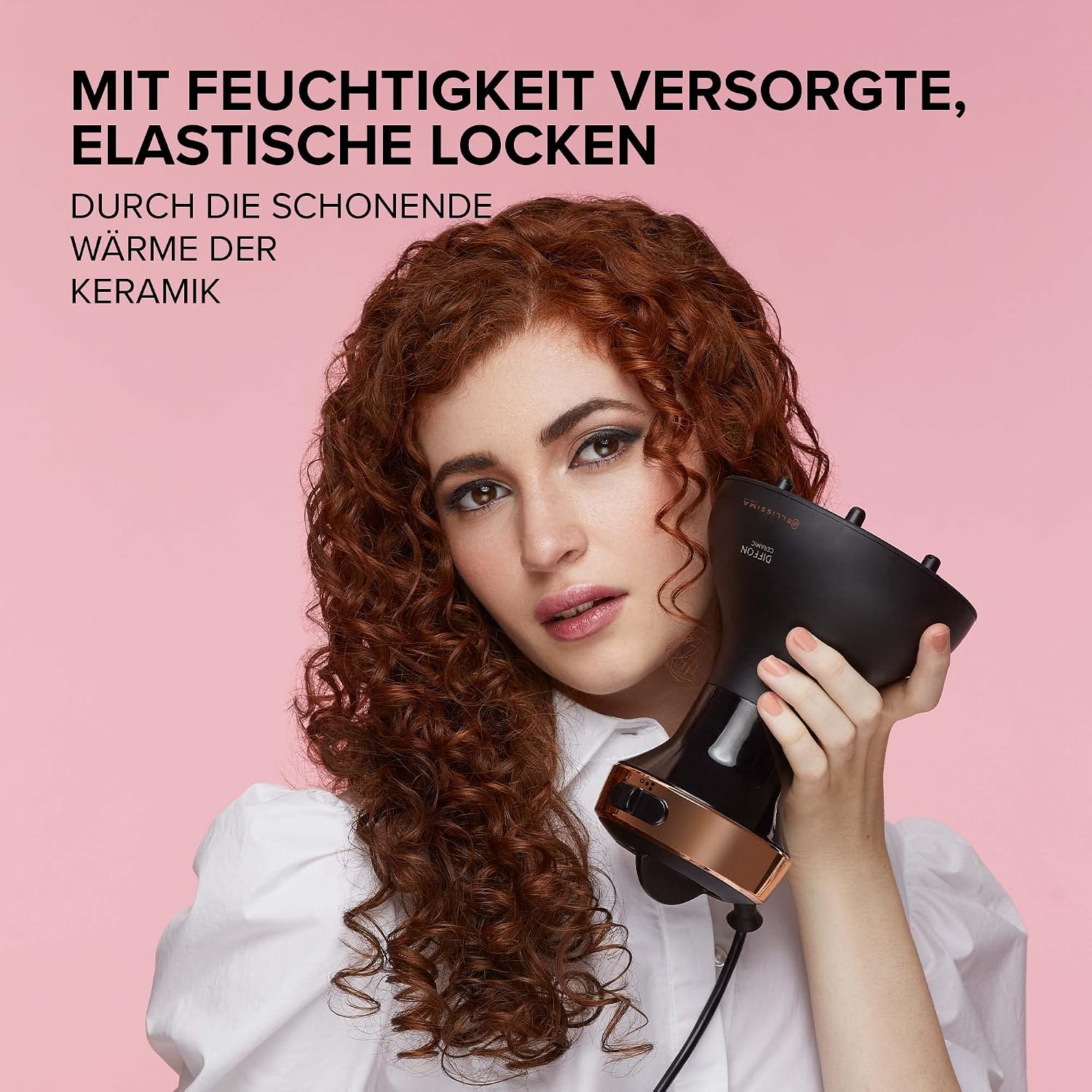 Detalle de BELLISSIMA My Pro Diffon Ceramic DF1 3000 – Heißluftdiffusor für Locken mit Keramiktechnologie