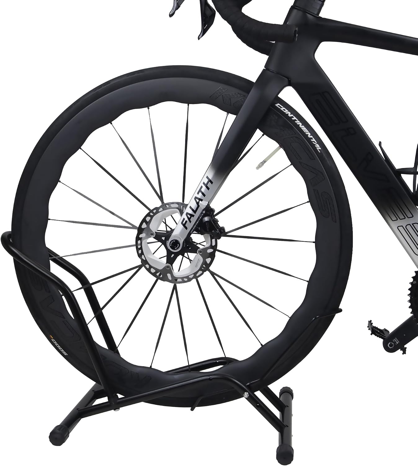 Thumbnail 6 de MEGHNA Professional Boden-Fahrradständer (freistehend) für Reifen bis 29" – Ständer für Mountainbike, Rennrad & MTB in Schwarz